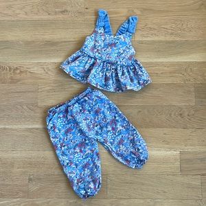 6-9m Ruffle Bow Set by Wonder Nation